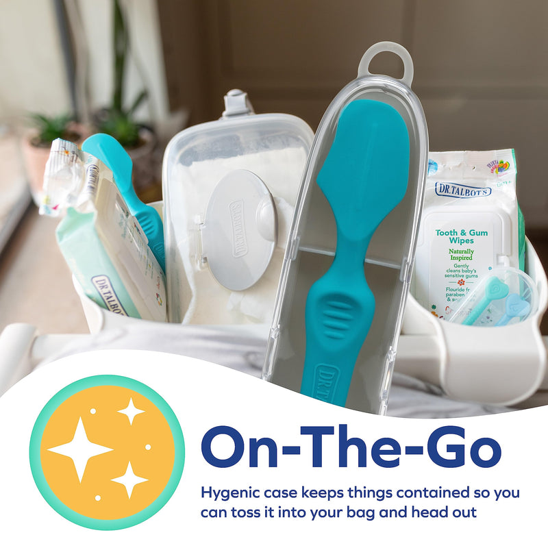 [Australia] - Nuby Diaper Cream Applicator - Diaper Rash Cream Spatula | including travel case | suitable from birth 1 Count (Pack of 1) 