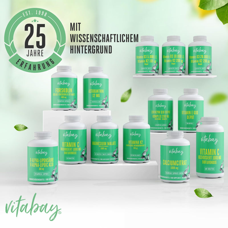 [Australia] - Vitabay Green Lipped Mussel Extract 2000 mg High Dose - 300 Green Lipped Mussel Capsules with High Bioavailability - Green Lipped Mussel Capsules Laboratory Tested & No Unwanted Additives 198 g (Pack of 1) 