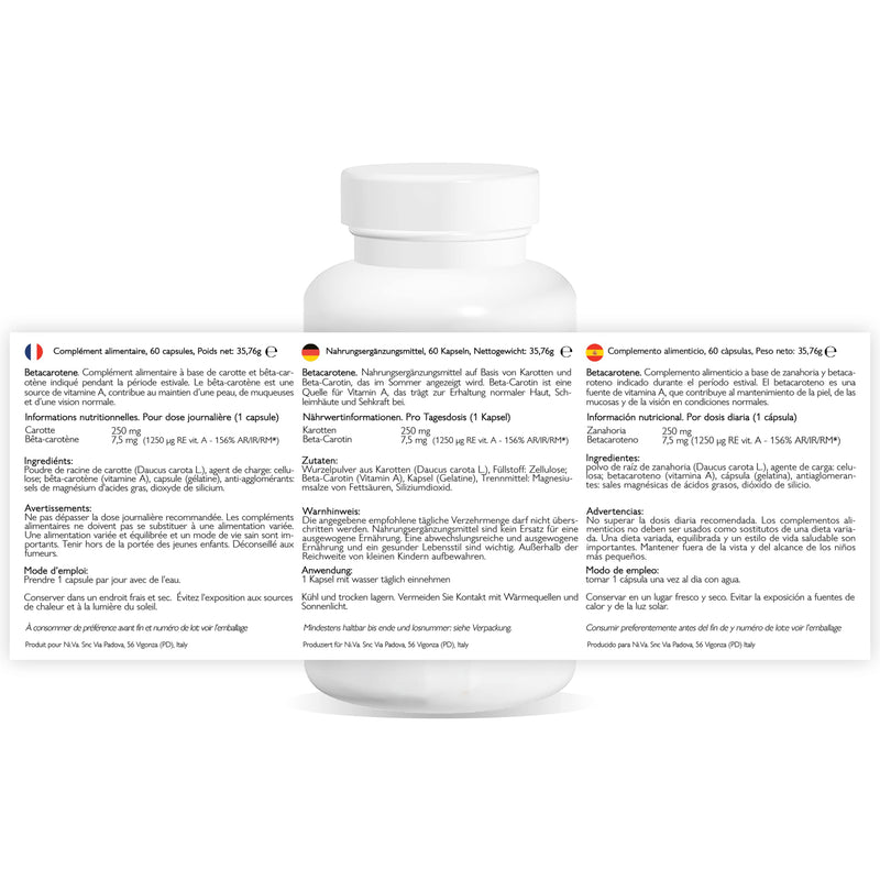 [Australia] - BETACAROTENE BRONZE PLUS Line@Diet - 2 MONTHS treatment - 60 CAPSULES - to prolong and maintain the tan 