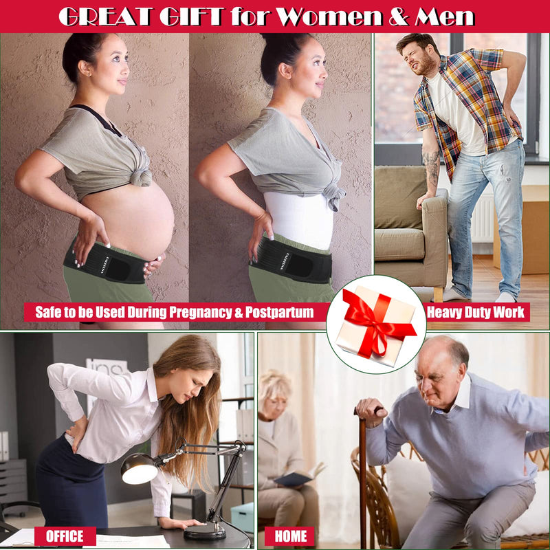 [Australia] - Sacroiliac SI Joint Hip Belt - Lower Back Support Brace for Men Women - Hip Braces for Hip Pain - Pelvic Support Belt - Trochanter Belt - Adjustable Sciatica Pelvis Lumbar Pain Relief ,REGULAR (Hip Size 30"-45") REGULAR (Hip Size 30-45 inch) Black 