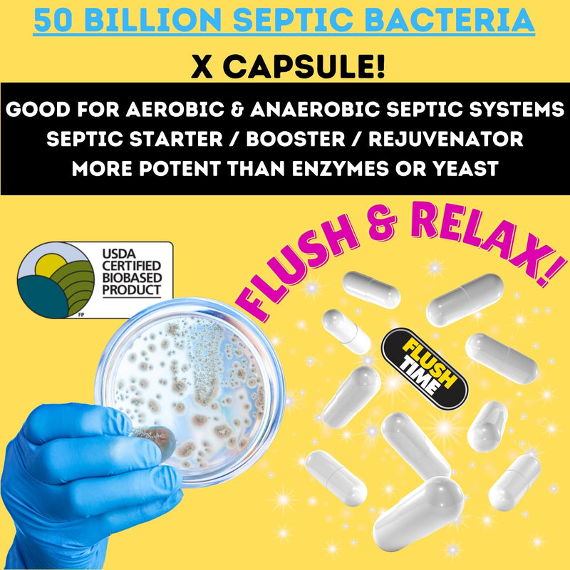 [Australia] - Septic Tank Treatment Pods Alt | 6 Month Supply | Cesspool Treatment, Septic Bacteria, Septic System Treatment, Septic Field Rejuvenator, Odor Control, Safe Dissolvable Easy Flush | Made In The USA 6 Count (Pack of 1) 
