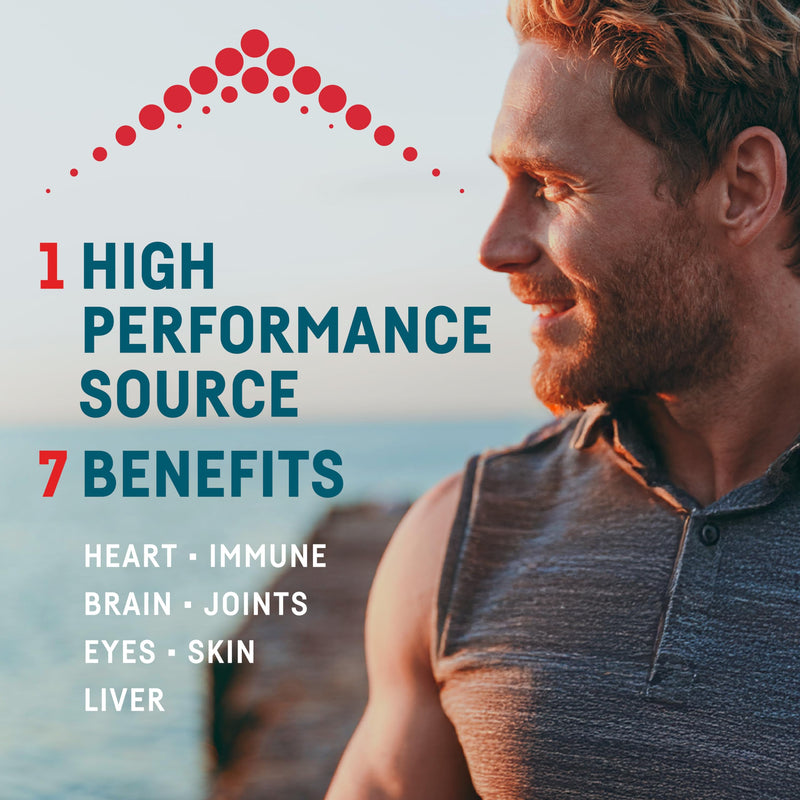 [Australia] - Kori Krill Omega 3 Excel Krill Oil 1000mg Supplements with EPA & DHA, High Performance PC Formula for Max Absorption, Clinically Proven & Non-GMO Source, 50 Softgels 50 Count (Pack of 1) 