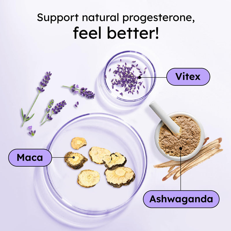 [Australia] - Proov - Pro - Promotes Progesterone Production - Hormone Balance for Women - Fertility & Menopause Support - Vitex, Ashwagandha, Maca - Herbal Supplement ‚Äì 30 Capsules - 2 Month Supply 