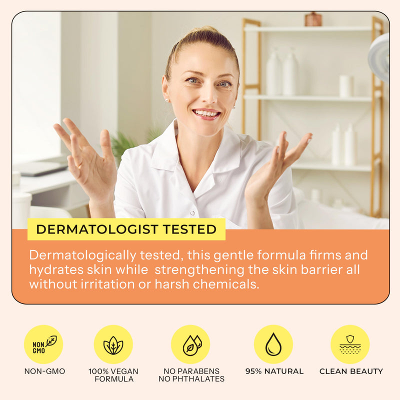 Vitamin C & Ceramide Face Scrub – Dermatologist Tested, Anti-Aging, Korean Skin Care – Gentle Exfoliator For Dark Spots, Deep Hydrating – Clean, Vegan, Cruelty-Free – 200ml / 6.76 fl oz Vitamin C & Ceramide