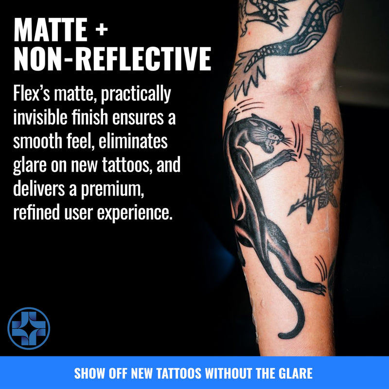 [Australia] - Saniderm Flex Tattoo Aftercare Bandage (New) (3 Sheets, 6 in x 8 in) ‚Äì Convenient, Faster Tattoo Healing and Protection ‚Äì Sterile, Waterproof, Ultra Flexible, Tatoo Aftercare Wrap ‚Äì Matte Finish 6" x 8" (3 Sheets) 