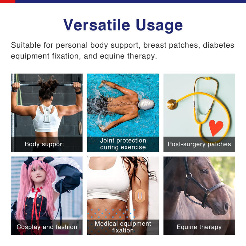 GALLOP Kinesiology Tape 4-Inch Wide – 2 Rolls (16.4ft Each) + Scissors – Waterproof, Latex-Free Athletic Muscle Support Tape for Workout & Sports Pink（2 Roll + Bandage Scissors）