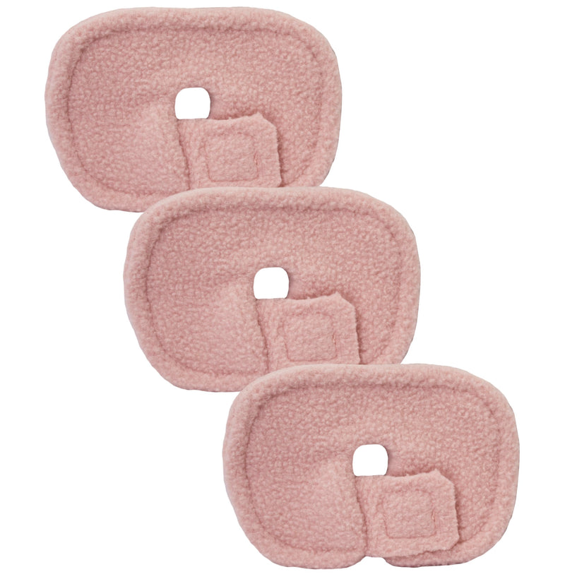 [Australia] - 3 Pack Trach Pads, Reusable Trach Tube Covers, Tracheostomy Dressing Pads Tracheostomy Tube Holder Pad, Tracheostomy Trach Tube Supplies, Trach Pads for Adaptive Surgical Tracheostomy Pad(Pink) Pink 