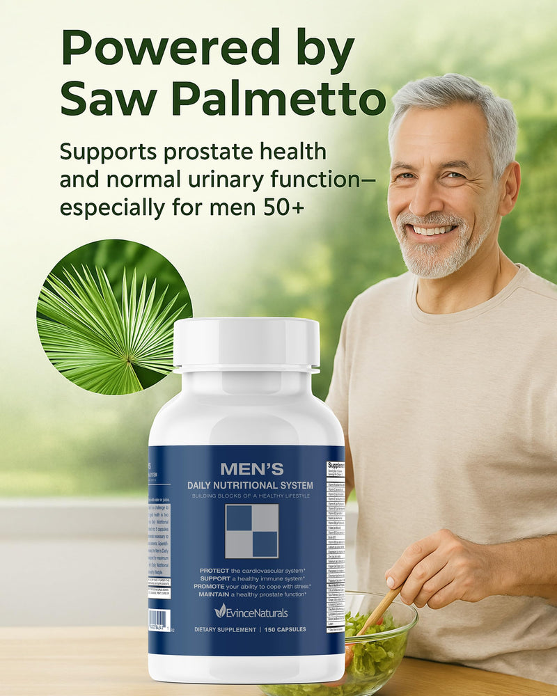 Evince Naturals Men's Daily Nutritional System, Multivitamin
