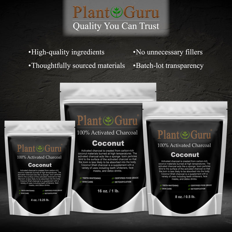 [Australia] - Activated Charcoal Powder 8 oz. Coconut - Food Grade Kosher Non-GMO - Teeth Whitening, Facial Mask and Soap Making. Promotes Natural Detoxification and Helps Digestion 