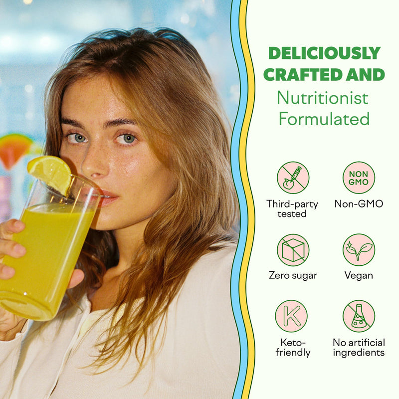 Feel Goods Immunity Icon, Vitamin C Immune Support Powder, 30 Servings | Immunity Plus, 500mg Vitamin C, Elderberry, Ginger, Turmeric, Vitamins for Immune Health, Sugar-Free, Caffeine-Free Drink Mix 30 Servings (Pack of 1) Wild Berry