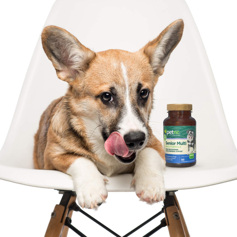 PetNC Natural Care Senior Multi Chewables for Dogs, 60 Count - PawsPlanet Australia