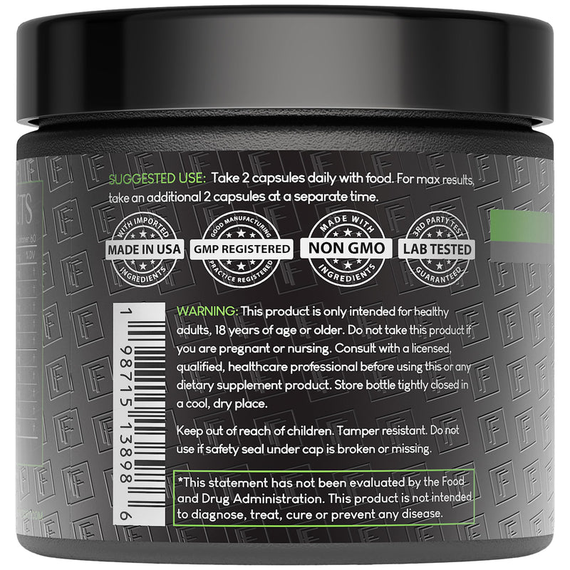 Formulation Factory Crown of Glory 10-in-1 Hair Growth Products - DHT Blocker for Men & Women with Pumpkin Seed Oil - Hair Vitamins for Faster Growth & Thickness - 120 Capsules, 2 Month Supply 120 Count (Pack of 1)