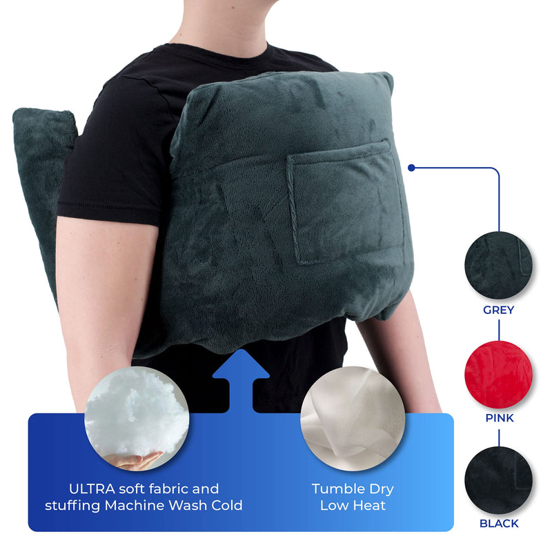 [Australia] - RENOVA MEDICAL WEAR Mastectomy Post Op Chest Pillow - Black 