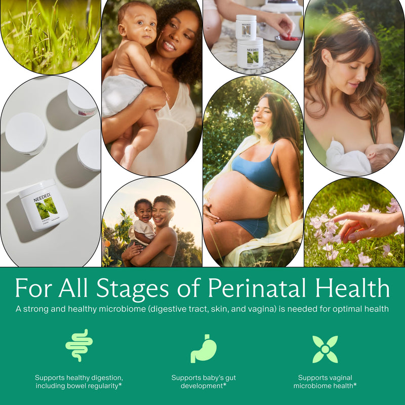 [Australia] - Needed. Expertly-Formulated & Tested Prebiotic & Probiotic for Prenatal, Pregnancy, Breastfeeding, & Postpartum | Balance Mood, Boost Immunity, Healthy Microbiome for Mother & Baby | 60 Capsules 