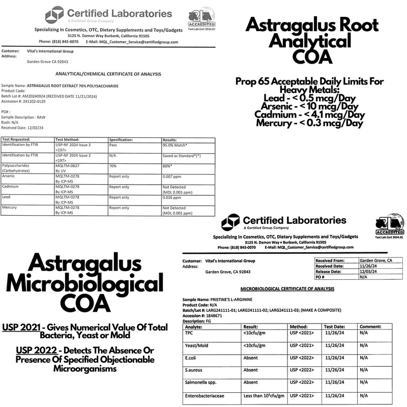 [Australia] - PRISTINE'S Astragalus Root Immune Support Supplement Capsules -1000mg 90 Day Supply Herbal Adaptogen - Healthy Aging, Heart & Lung Health 