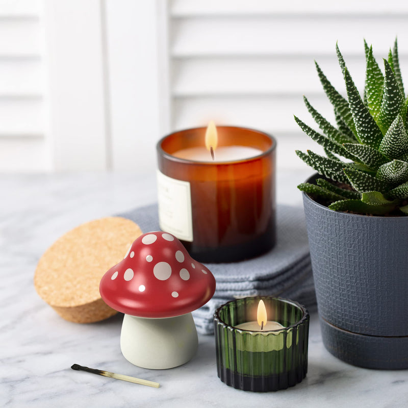 [Australia] - Genuine Fred MERRY MUSHROOM, Decorative Ceramic Match Striker and Storage 