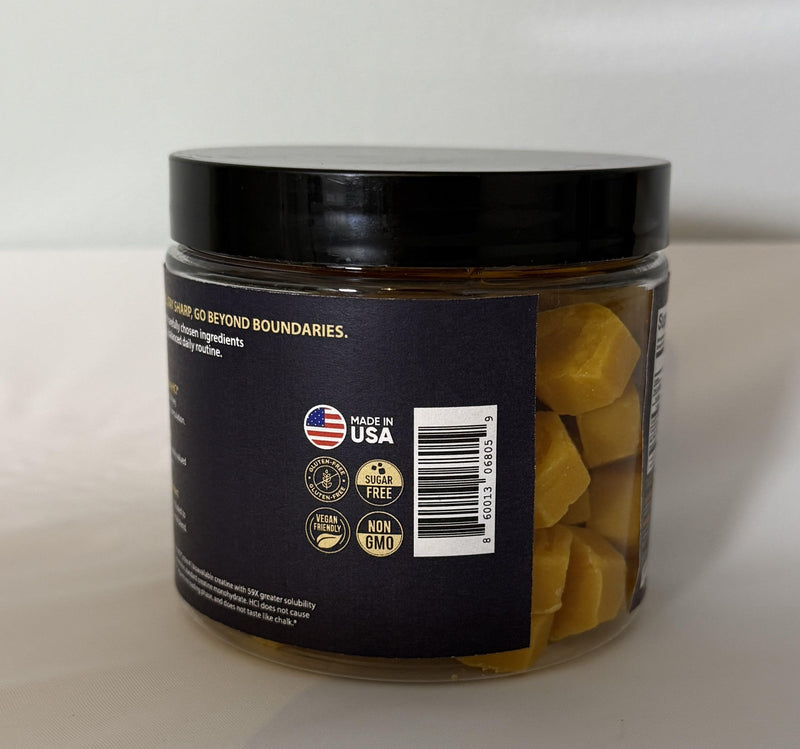 [Australia] - Creatine HCL Gummies 750mg, Chewable Gummies for Men & Women, Sugar-Free, Vegan, HCL Creatine for Active Lifestyle, Strawberry Flavor, 90 Count 90 Count (Pack of 1) 