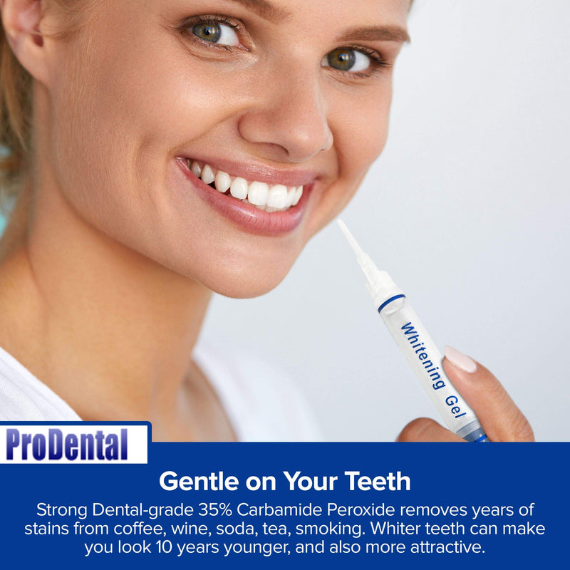 [Australia] - Teeth Whitening Gel Syringe Refill 10 Pack | 35% Carbamide Peroxide - 60 Treatments | Faster Results Than Tooth Whitening Strips - Pen - Powders and Toothpaste | Safe for Sensitive Teeth 10 Count (Pack of 1) 