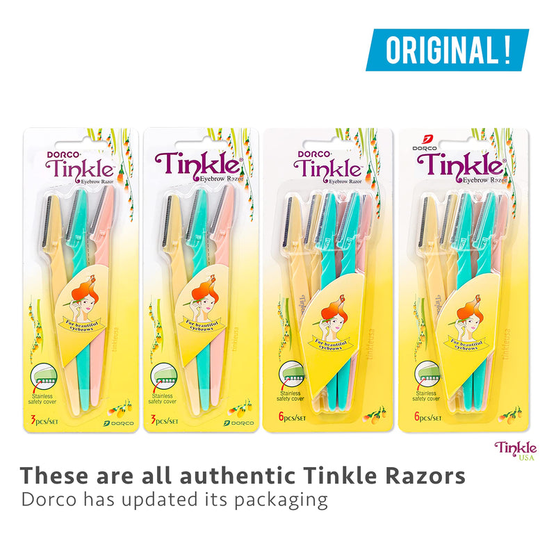 Tinkle Eyebrow Razor, 3ct per pack (3pk) 3pk