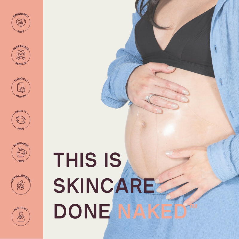 [Australia] - Dermaclara Large Body Patch - Pregnancy Stretch Mark Prevention & Removal, C Section Cover Up Belly Scar Sheet, Maternity Skincare, Mom to Be Silicone Gel Sheet, Reusable up to 30 Times - 1 Patch Body Patch 7" Patch 
