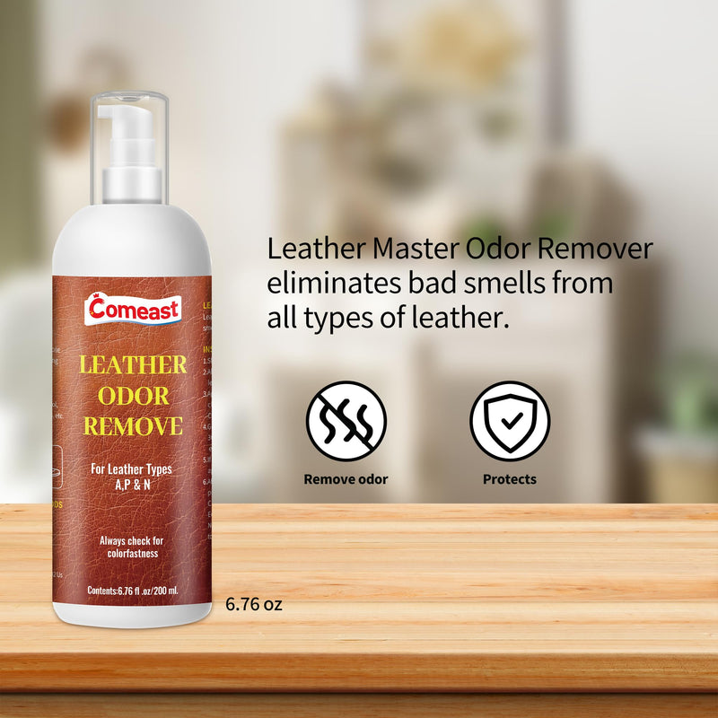 [Australia] - Leather Odor Remover, Leather Cream, Leather Cleaner and Leather Conditioner, Protect, Restore Leather Couches, Furniture, Car Interiors, Jackets, Shoes, Or Other Leather Items Unscented 6.76 Fl Oz 