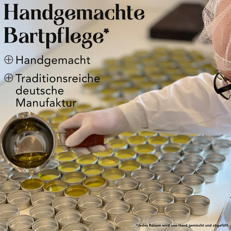 [Australia] - BEARDPRIDE Beard Balm for Men - The Original Beard Balm from the Barbershop - Our Beard Balm is based on natural shea butter and valuable oils - Beard Balm - Gift for Men (55g, Herb) 55g (Pack of 1) 