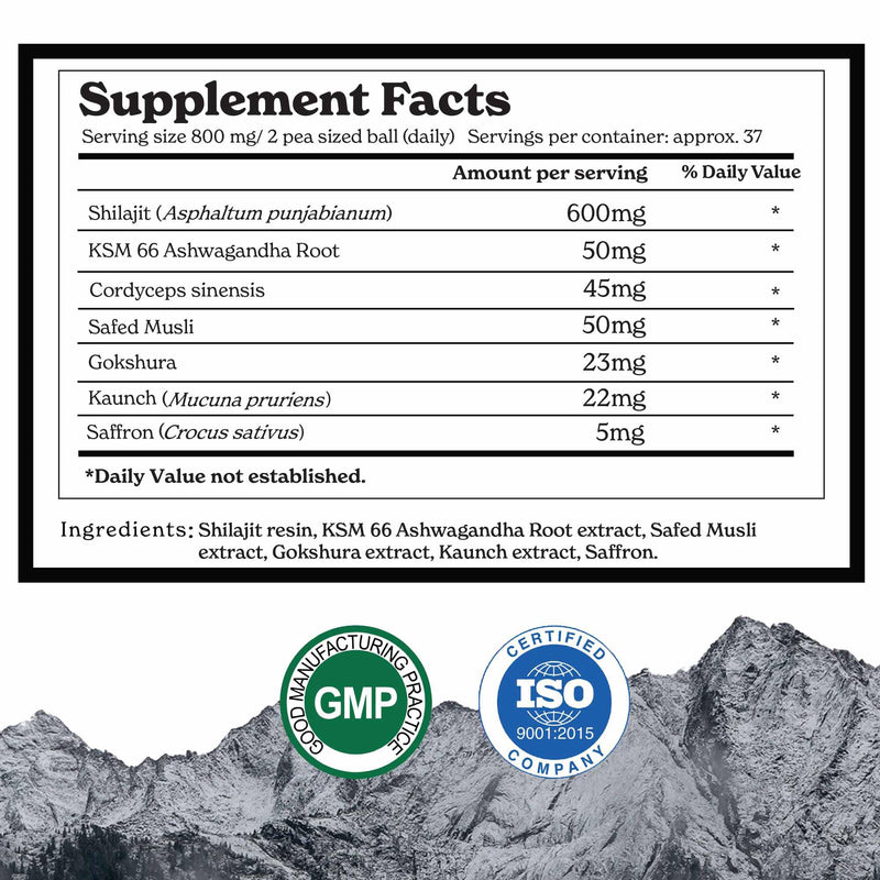 [Australia] - Pure Himalayan Shilajit Gold+(30gm)|Enhances Recovery & Boosts Strength|16,000 ft Sourced Blend with Ashwagandha, Safed Musli,Gokshura|Shilajit gold for men & women|Vegan & Lab Tested-600mg Shilajit Gold + (Pack of 1) 