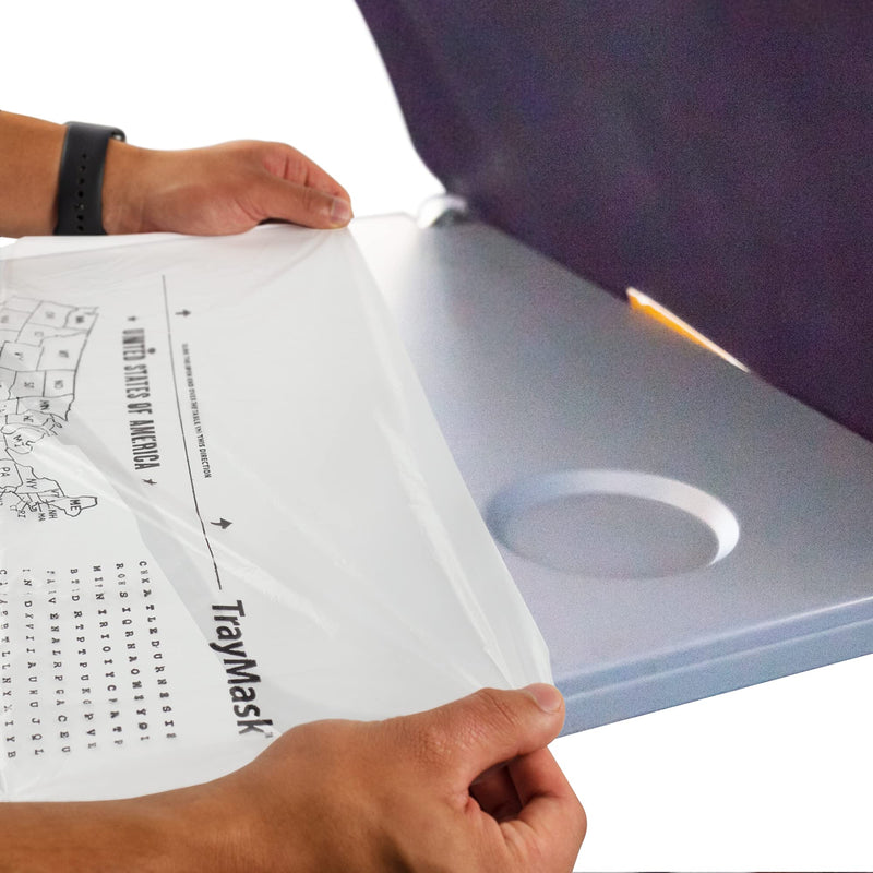 [Australia] - Disposable Tray Table Cover | Must Have Airplane Travel Essentials | Perfect for Toddlers, Kids and Adults Travel Accessories | Provides a Fresh/Clean Layer of Protection | 10 Pack Original 10-Pack 