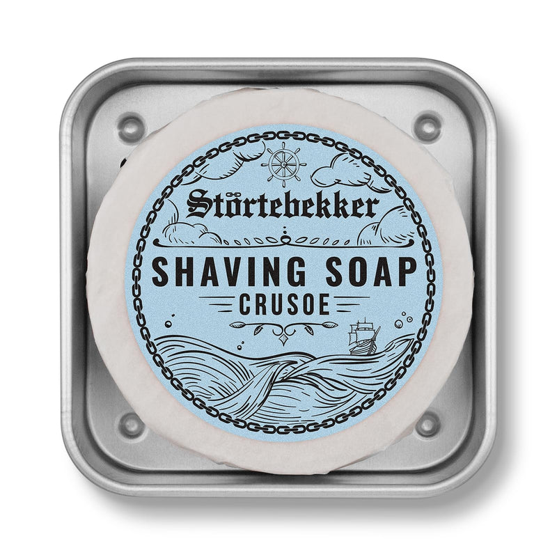 [Australia] - Störtebekker® Premium Shaving Soap Crusoe 70g - Handmade soap for rich shaving foam - Perfect for shaving with safety razors and straight razors - Vegan shaving soap for women and men 70 g (pack of 1) 