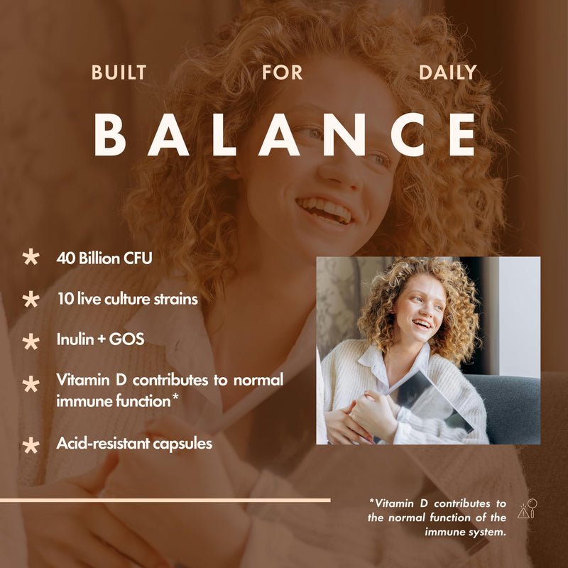 Sleep Oracles Probiotics & Prebiotics Daily Gut Care 40 Billion CFU| Lactobacillus and Bifidobacterium Strains | Pre & Probiotic for Gut Health | 2-Month Supply