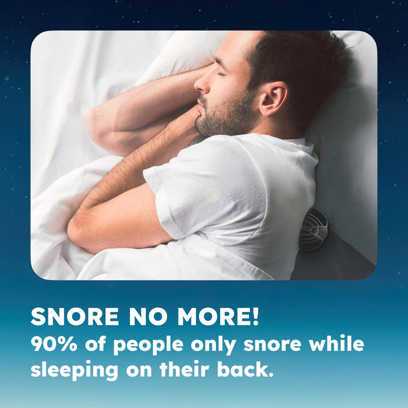 [Australia] - Ball for Side Sleep Posture - Calma Clip v2 by Whole Nights, Sleep Aid for Back Snorers, Anti Snoring Device, Attaches to Any Clothes and Keeps You in a Healthy Sleeping Position 