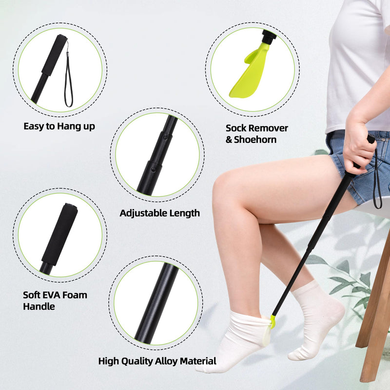 [Australia] - Sock Aid Device for Seniors, Easy On Easy Off Device for Putting On Socks and Removing Socks Or Stockings, Sock Assistant Device No Bending, Sock Puller Aid for Men and Women with Limited Mobility 