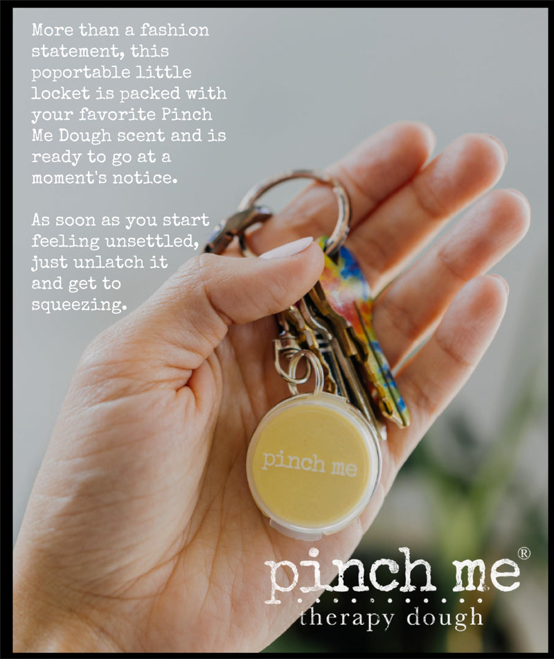 [Australia] - Pinch Me Therapy Dough Locket Combo - Holistic Aromatherapy Stress Relieving Putty – .3oz Clip-On Locket Scent + 3oz dough ZEN 