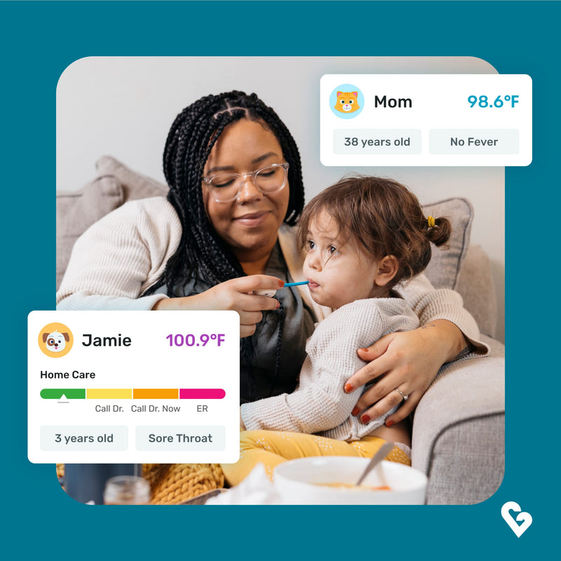 [Australia] - Kinsa Smart,Fever, Digital Medical Baby, Kid and Adult Termometro - Accurate, Fast, FDA Cleared Thermometer for Oral, Armpit or Rectal Temperature Reading - QuickCare Original version 