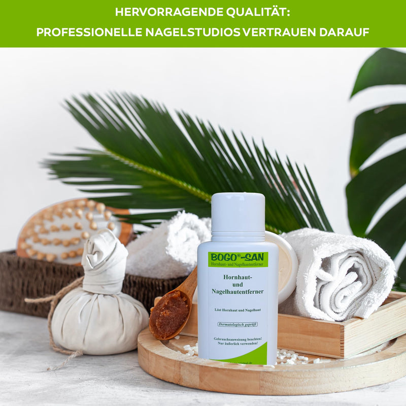 [Australia] - BOGO-SAN callus remover solution removes calluses and cuticles quickly and effectively, professional foot care and hand care, liquid cuticle remover - works in 10 to 20 minutes - 200ml 