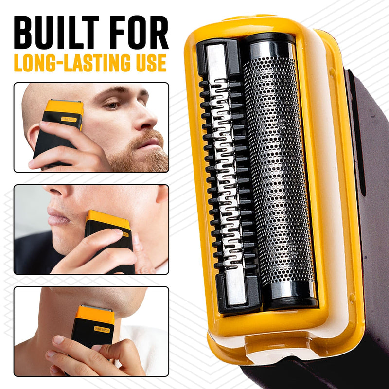 [Australia] - The Cut Buddy Shave Buddy, Compact Foil Electric Shaver for Face & Body, Maintains 5 O'Clock Shadow, Lightweight & Water Resistant, 1 Count - Black Shave Buddy Electric Shaver 