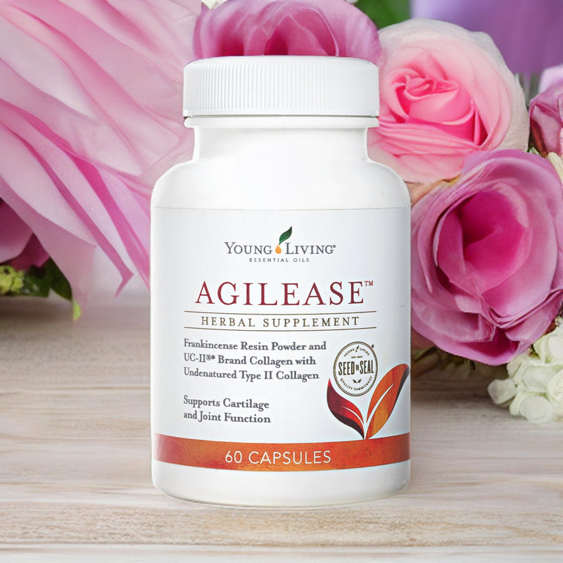 [Australia] - Young Living AgilEase Capsules | 60 Count | UC-II Collagen Supplement | Supports Mobility & Flexibility | Helps Maintain Joint Health & Exercise Recovery 