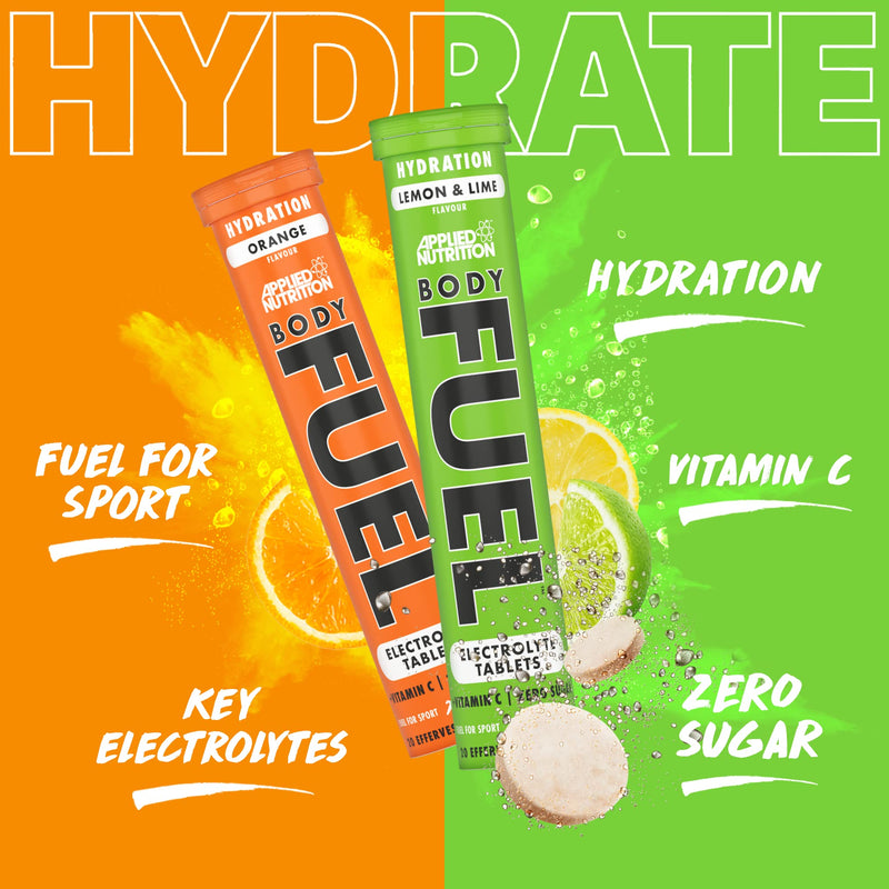 Applied Nutrition Bodyfuel Hydro Rehydration Effervecent Tablet - 6x20 4000MG Tablets (Orange) Orange 120 count (Pack of 1)