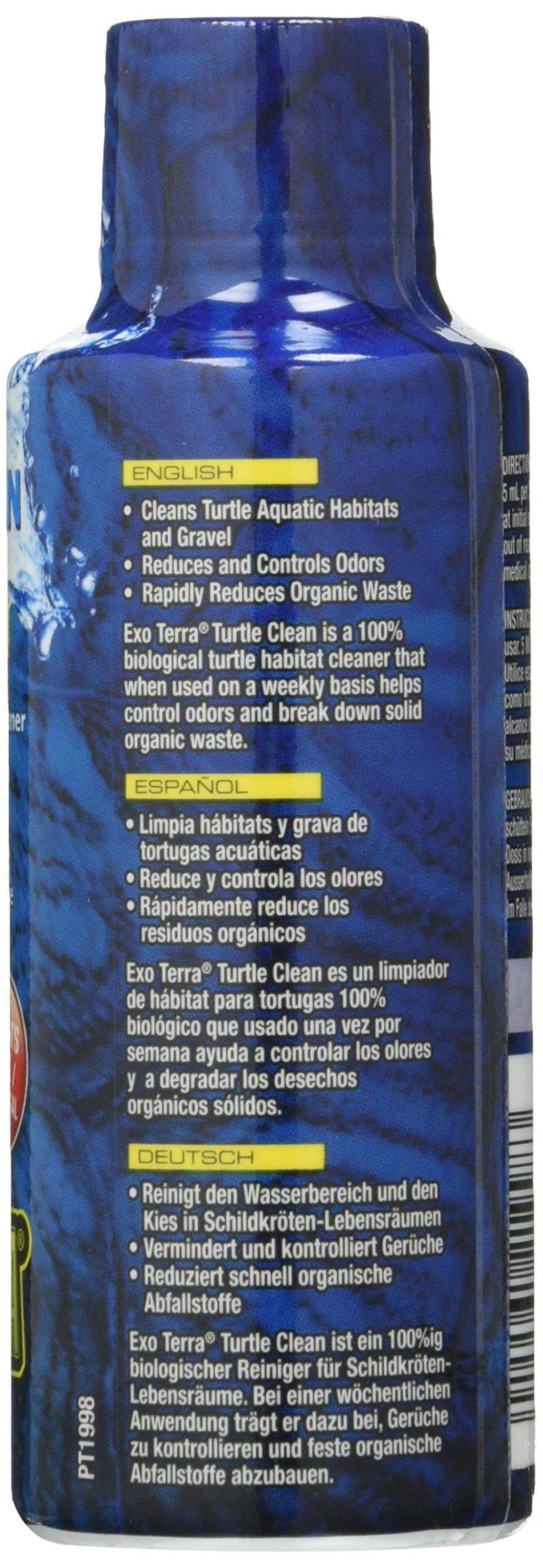 Exo Terra Exo Terra Turtle Clean Biological Turtle Habitat Cleaner, 120 ml - PawsPlanet Australia