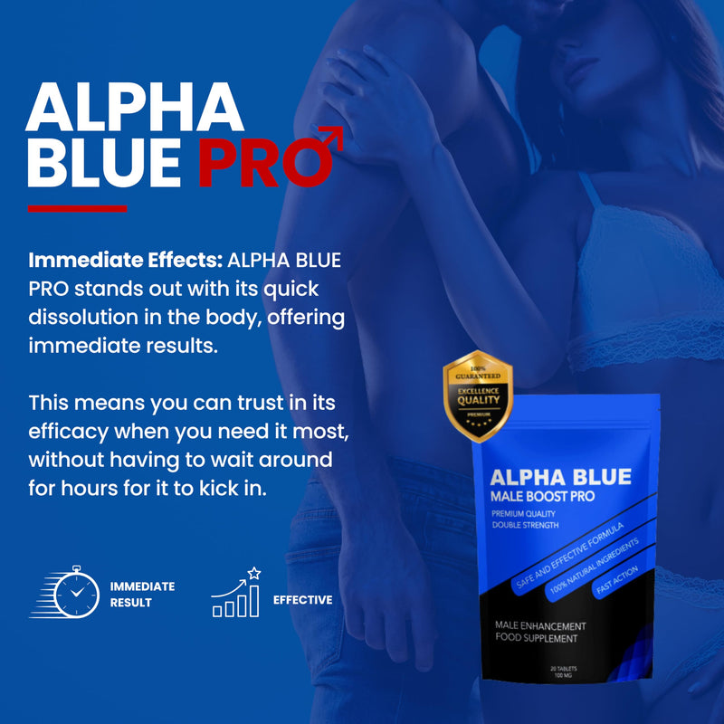 ALPHA BLUE Ginseng and Maca Tablets 100 mg - 30 Count - Herbal Food Supplement - Made in UK