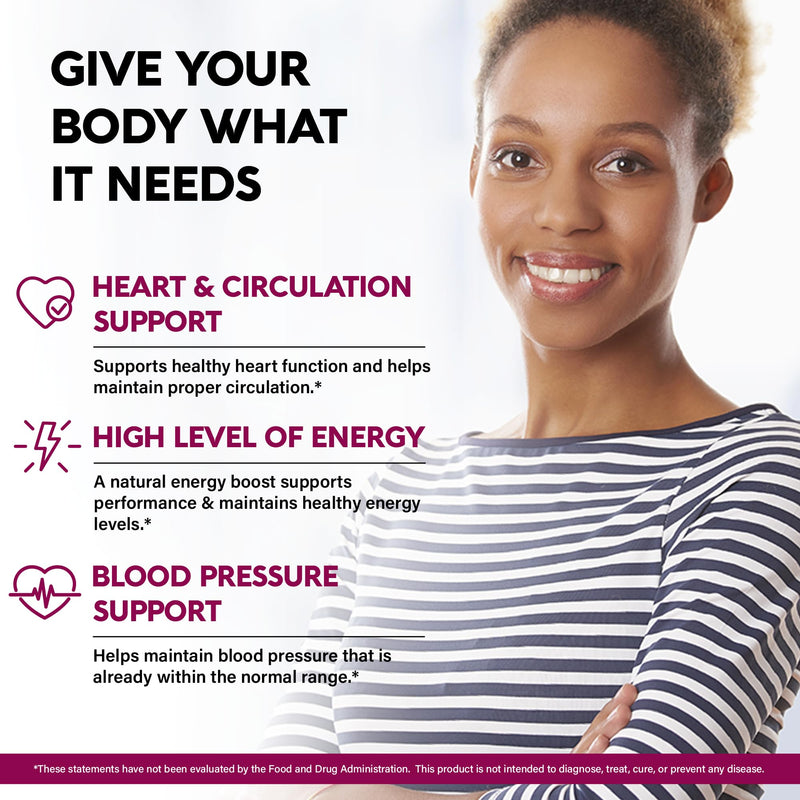 Beet Root Capsules - Healthy Blood Pressure Support Supplement** - 120 Caps | Beet Root for Heart & Circulation Support for Men & Women - with Hawthorn Berry, Hibiscus & Garlic - Nitric Oxide for Energy 120 Count (Pack of 1)