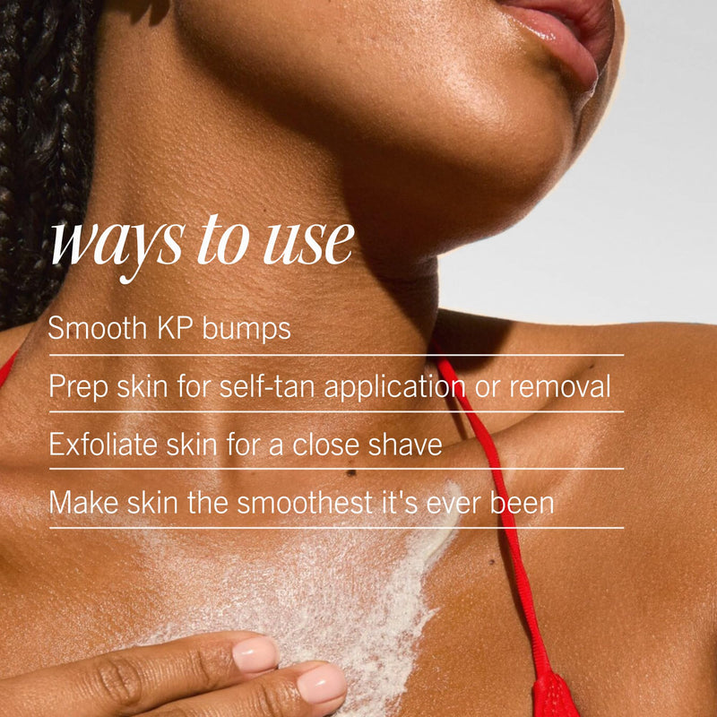 [Australia] - First Aid Beauty - KP Bump Eraser Body Scrub with 10% AHA, Keratosis Pilaris Skin Exfoliater with Glycolic and Lactic acids, Helps Reduce Chicken Skin Bumps, Safe for Sensitive Skin, 10 oz 10 Ounce (Pack of 1) 