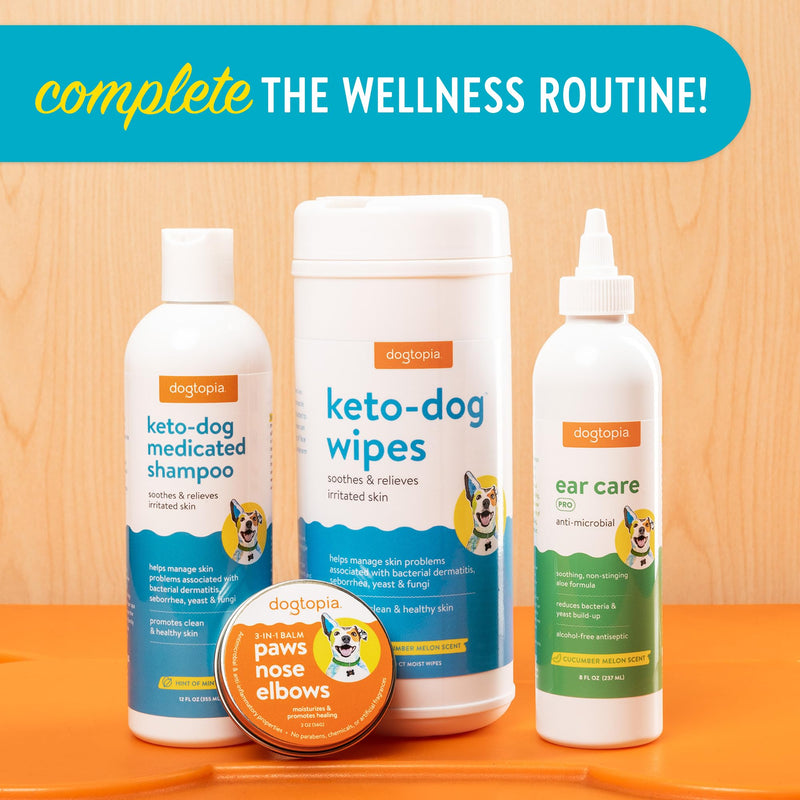 Keto Dog Wipes for Pets (60ct) | Soothing and Convenient Wipes for Pets’ Irritated Skin | Relief for Skin Problems in Dogs - PawsPlanet Australia