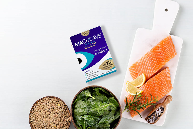 Macu-SAVE Gold+ Food Supplement with Meso-Zeaxanthin/Lutein and Zeaxanthin - 30 Day Pack (90 Capsules, 3 Capsules per Day)