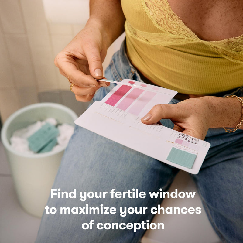 [Australia] - Frida Fertility at-Home Ovulation Test Kit, Easy-to-Use LH Test Strips for Ovulation Prediction Fertility Tracker, 99% Accuracy, Find 2 Most Fertile Days to Conceive, 60 Count 