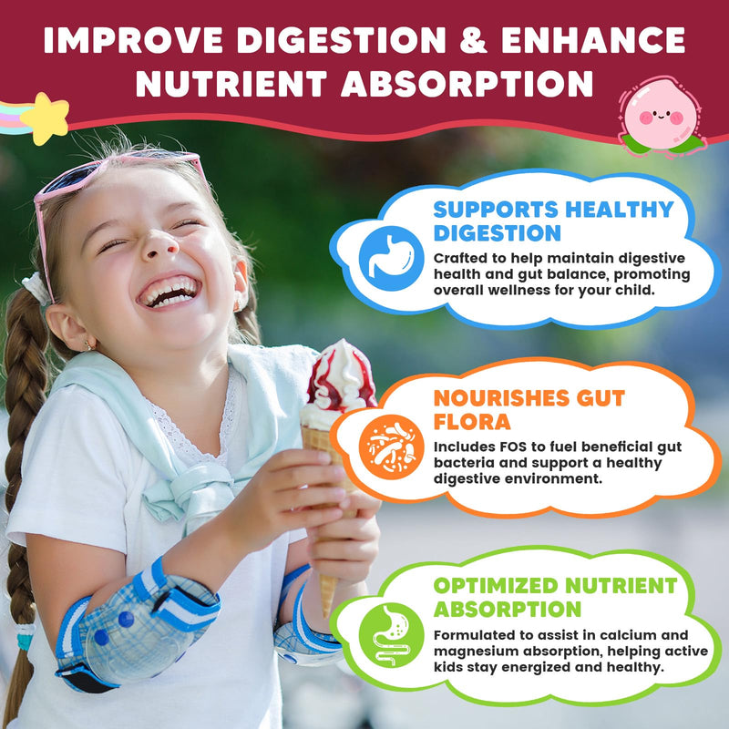 Calcium Citrate Gummies for Kids & Women - 500/1000mg Calcium Supplement with Vitamin D3 K2, Magnesium, Zinc, Probiotics & Prebiotics, Extra Absorption Algae Calcium For Bone, Muscle, Sugar Free 60Cts