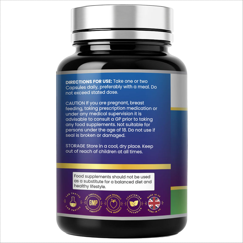 Glucosamine and Chondroitin MSM High Strength with Vitamin C Turmeric Ginger and Rosehip, 120 Capsules Made in The UK Food Supplements by HALO Nutrition
