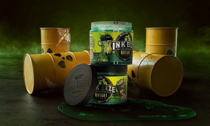 [Australia] - INKEEZE Mutant Serum Green Tattoo Ointment Limited Edition Bored Ape Yacht Club NFT, Made in USA, 16oz 1pk 