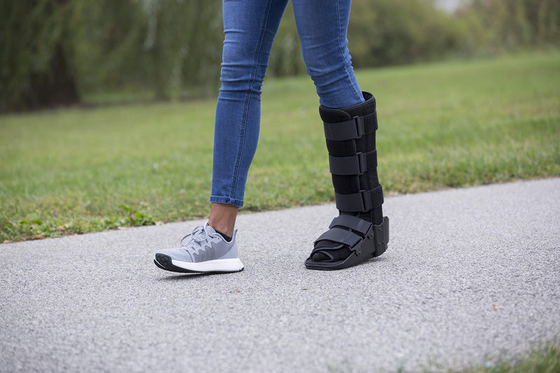 United Ortho 12105 Standard Air Walking Boot, Medium Black