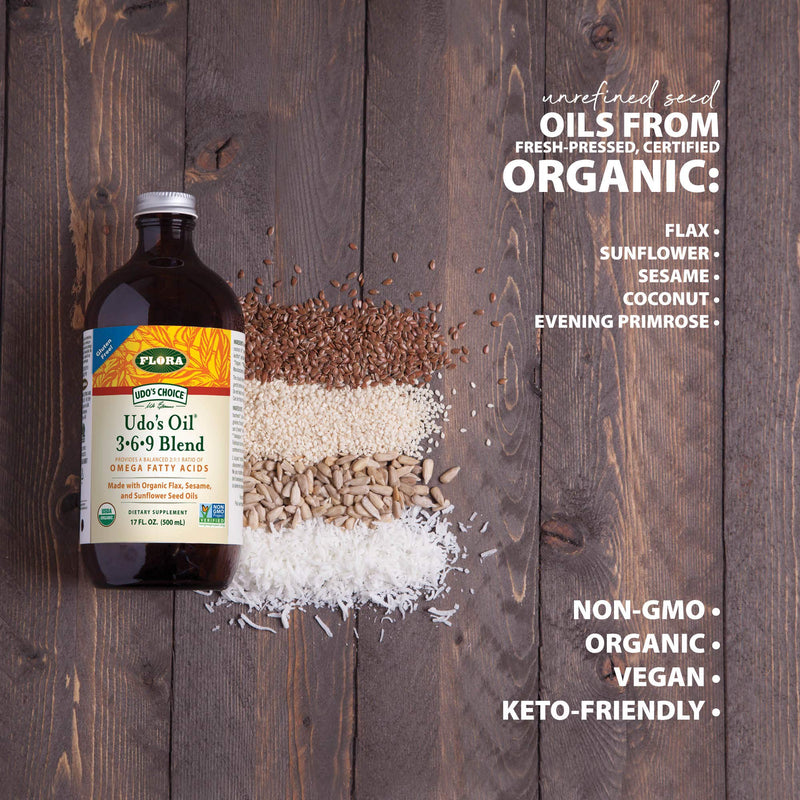 [Australia] - Flora - Udo's Choice, Omega 369 Oil Blend, High Lignan, 8.5 Fl Oz 